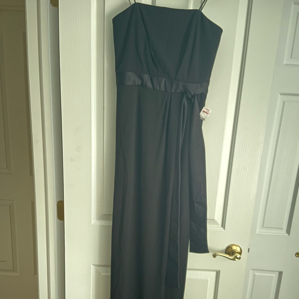 Halston Heritage strapless cocktail dress